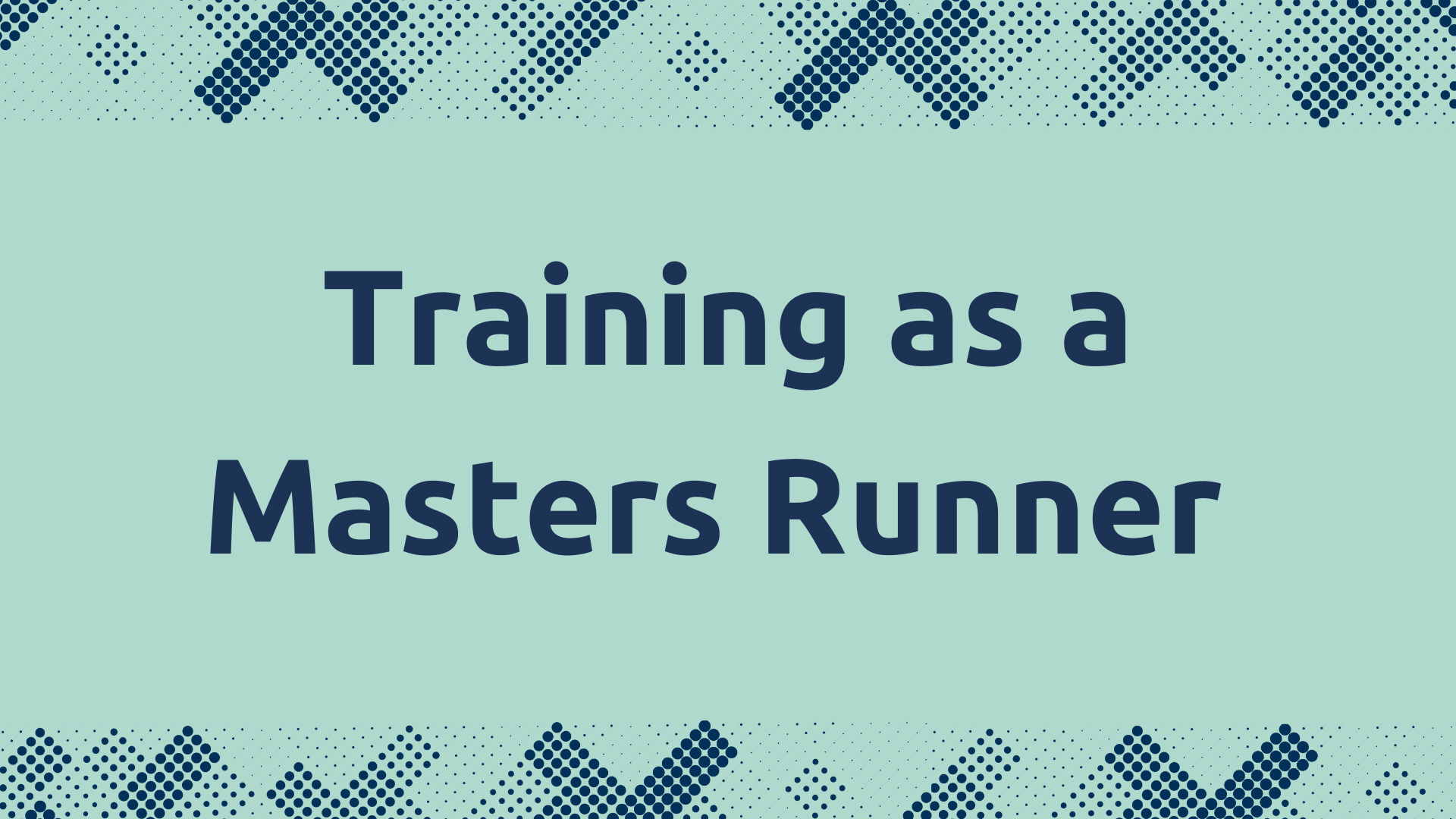 Should the age for masters runners be increased? : r/running
