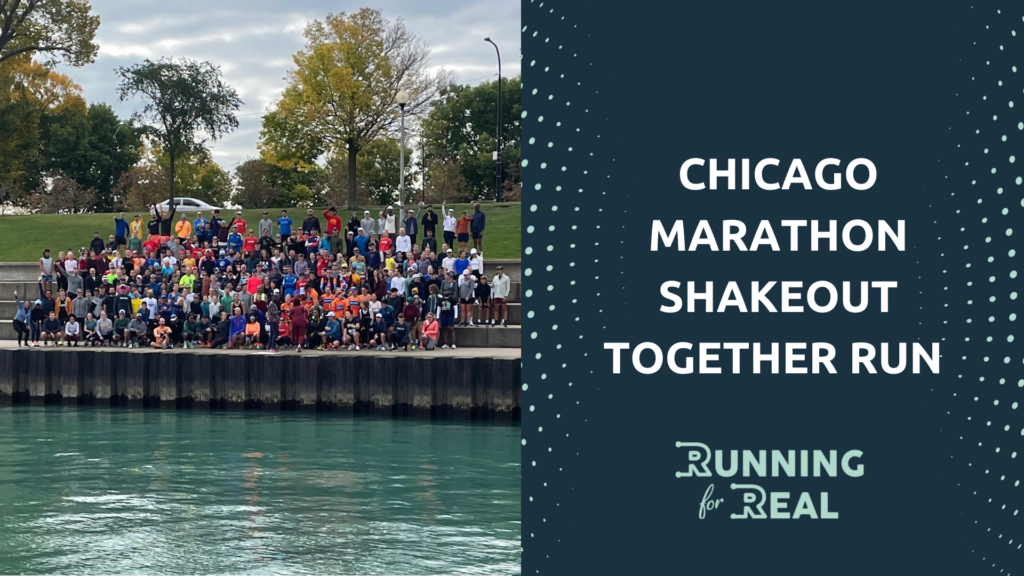 chicago marathon together run Tina Muir