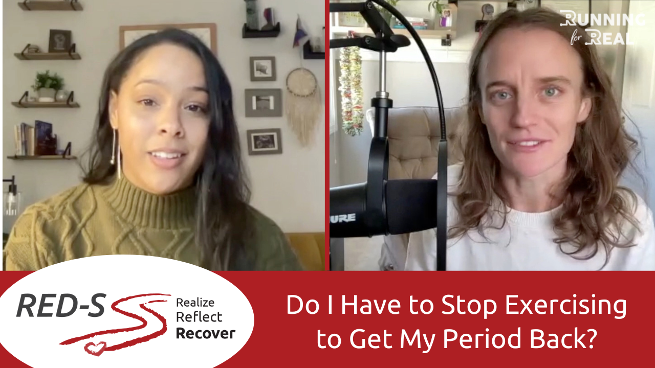 Do I Have to Stop Exercising to Get My Period Back? - Running For Real